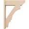 Ekena Millwork 7 1/2-in W x 24-in D x 32-in H Balboa Slat Rough Cedar Woodgrain TimberThane Outlooker, Primed Tan OUTUR075X24X32BOA24RCPR - alternate 3